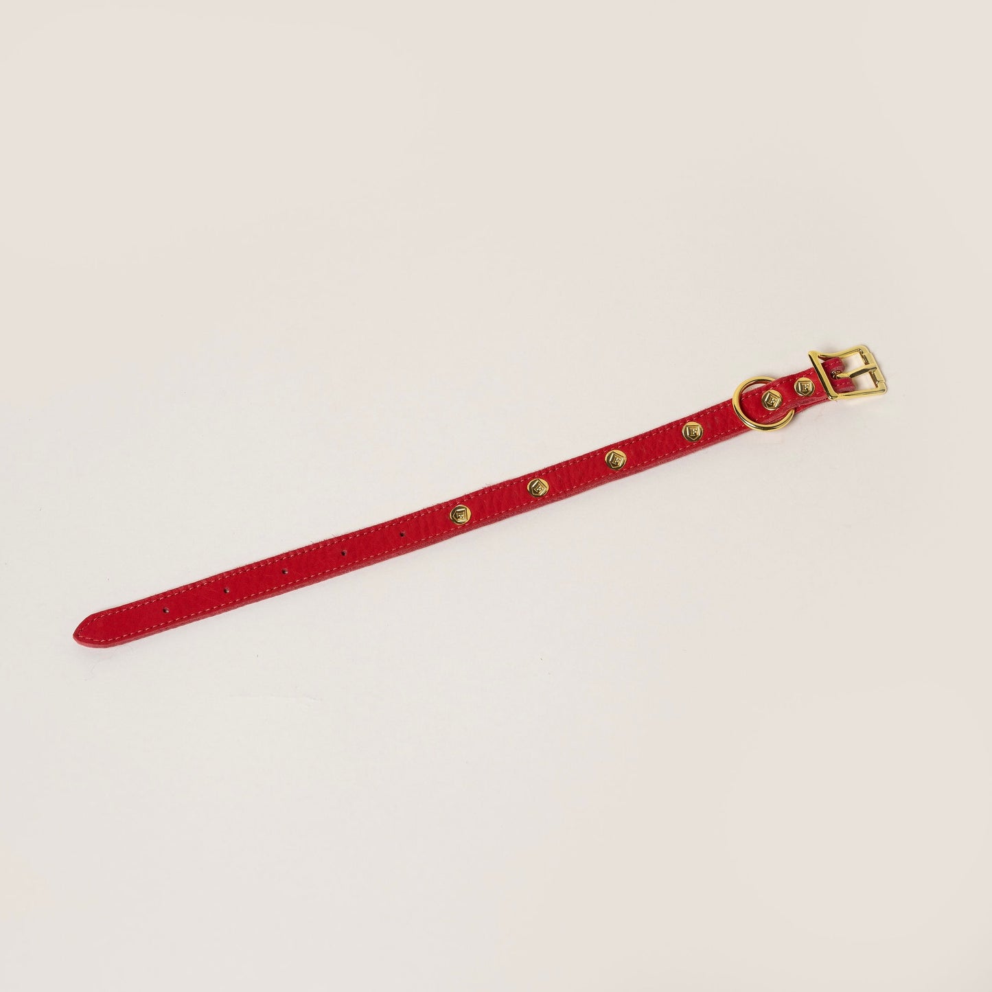Crescent Bone Studded Pet Collar